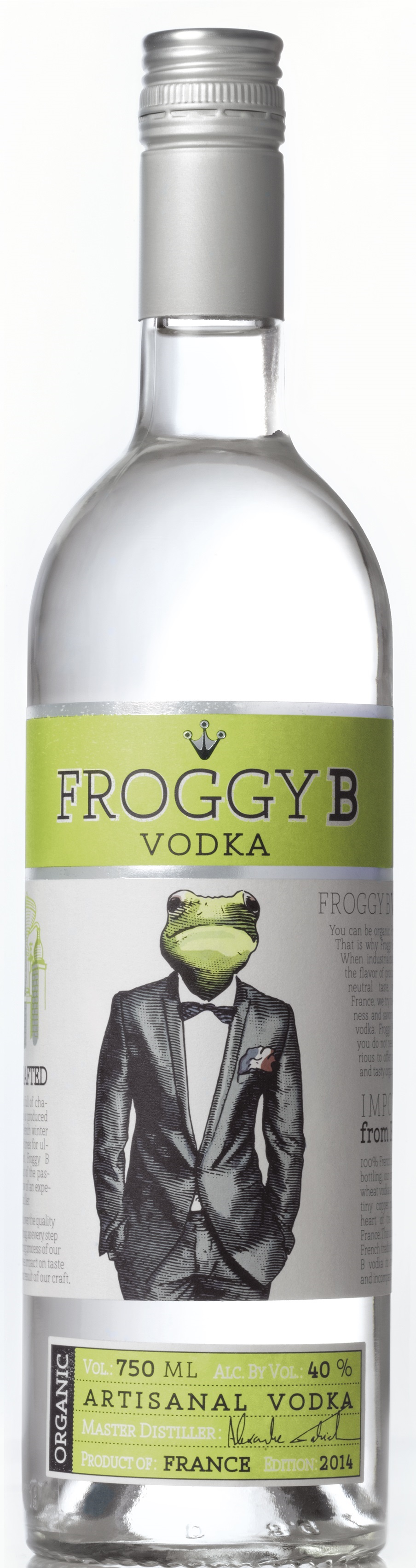 Review: Froggy B Vodka - Best Tasting Spirits | Best Tasting Spirits