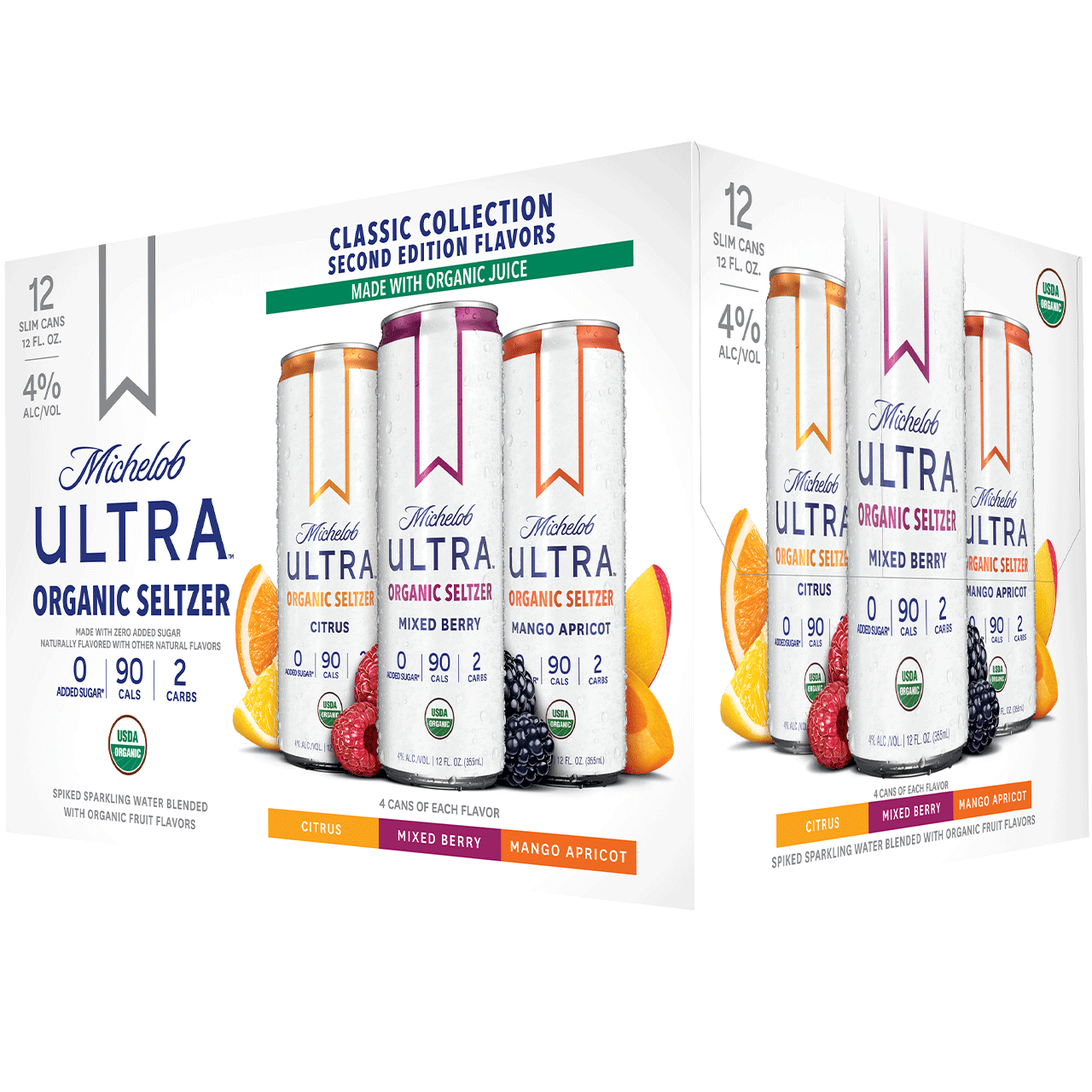 Review: Michelob Ultra Organic Seltzer Classic Collection - Best ...